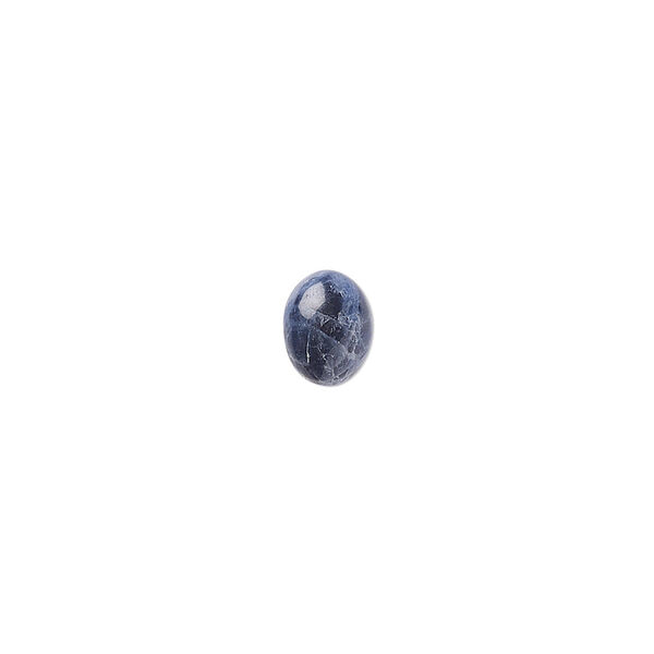 Sodalite 1pkg10, calibrated oval cab natural 8x6mm image number 0