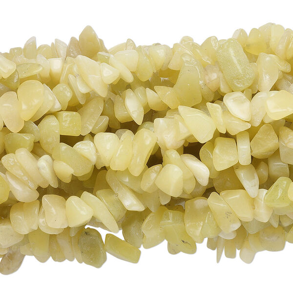 New "jade" 1pkg10, chip bead natural 34 inch medium image number 0