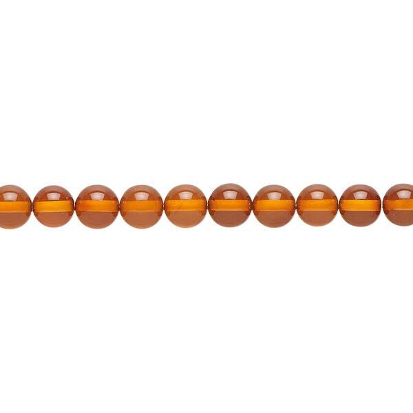 Baltic amber 1pkg1, round bead 15.5-16 inch 5mm image number 0