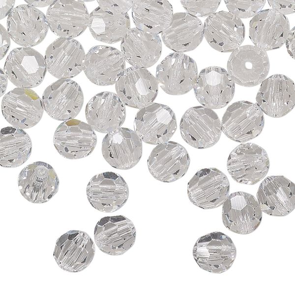 Bead 288pk crystal, Preciosa Czech crystal 6mm round image number 0