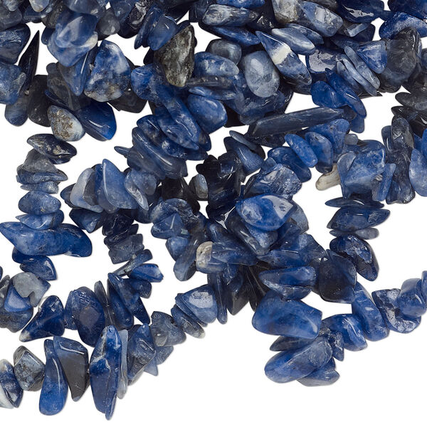 Sodalite 1pkg1, chip bead natural 36 inch small image number 0