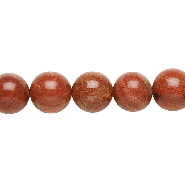 Red jasper 1pkg1, round bead natural 15.5-16 inch 10mm image number 0