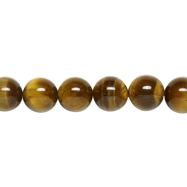 Tigereye 1pkg1, round bead natural B grade, 15.5-16 inch 8mm image number 0