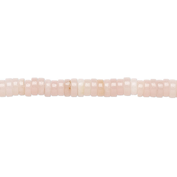 Pink aragonite 1pkg1, heishi bead 15.5-16 inch 4x1.5mm image number 0