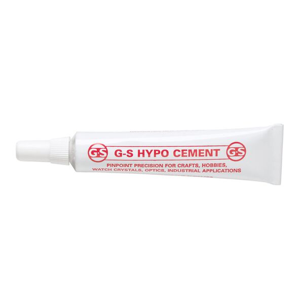 Adhesive, G-S Hypo Cement®, pkg/1/3-fluid-ounce tube. image number 0