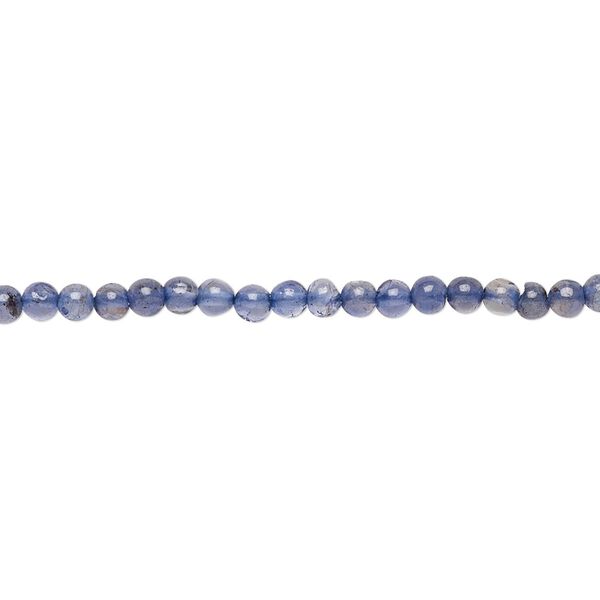 Iolite 1pkg1, hand-cut round bead 15.5-16 inch 3mm image number 0