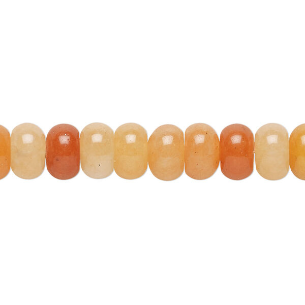 Red aventurine 1pkg10, rondelle bead natural B grade, 8x5mm image number 0