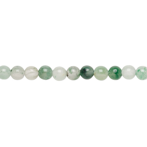 Madagascar quartz 1pkg1, round bead natural 15.5-16 inch 4mm image number 0