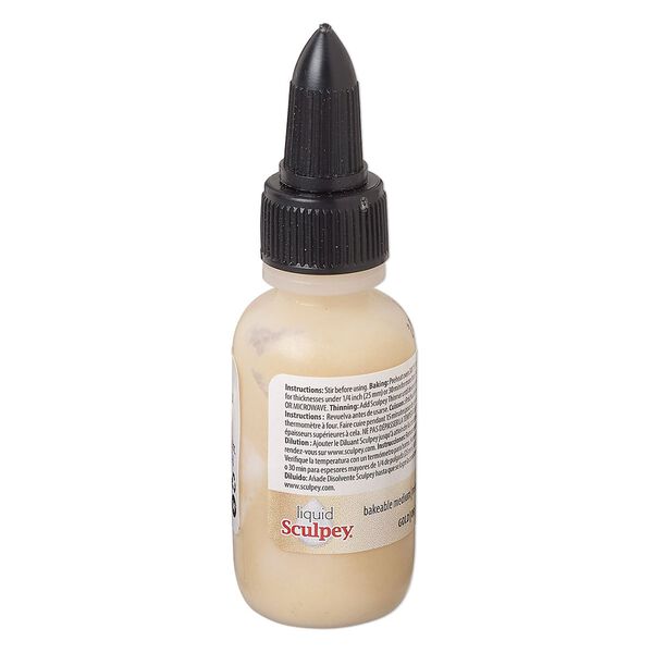 Liquid polymer clay 1pkg1, 1-fluid ounce opaque gold Liquid Sculpey® image number 0