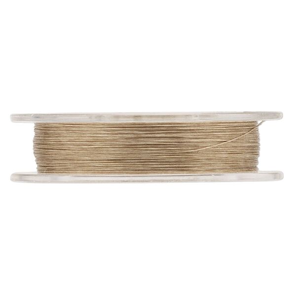 Thread, One-G™, nylon, pkg/125 yards, sand ash, size 0. image number 1