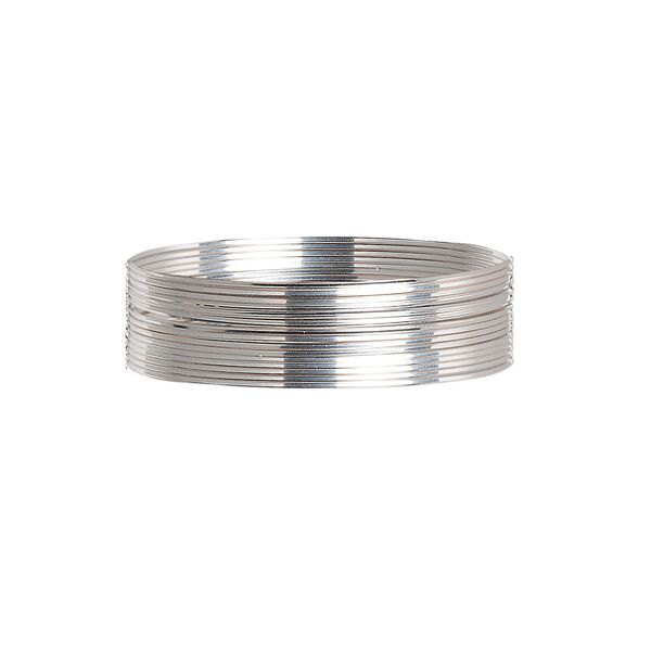Wire, sterling silver, dead-soft, square, 26 gauge. Sold per pkg of 5 feet. image number 0