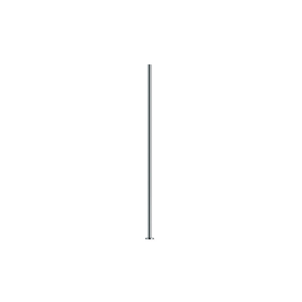 Head pin, gunmetal-plated brass, 1 inch, 24 gauge. Sold per pkg of 100. image number 0