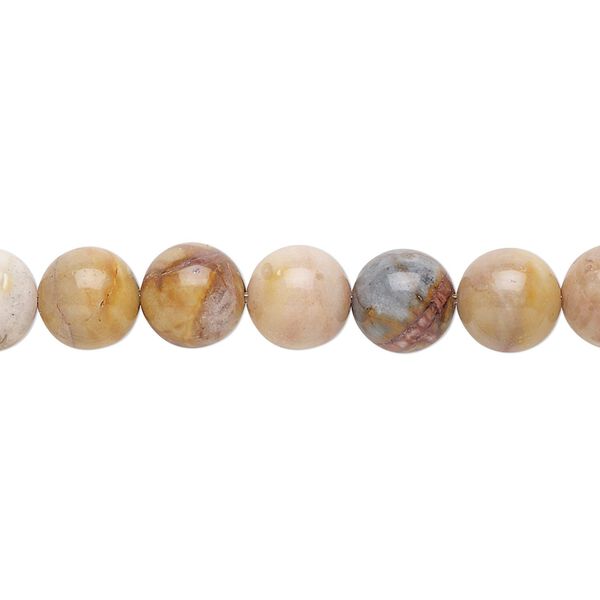 Venus jasper 1pkg1, round bead natural 15.5-16 inch 8mm image number 0