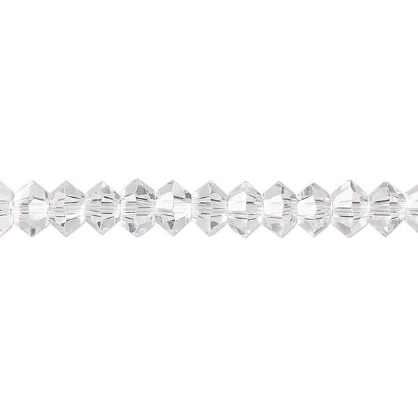 Bead 1pk 16 facets clear, Celestial Crystal® 6x3mm disc 15.5-16 inch image number 0