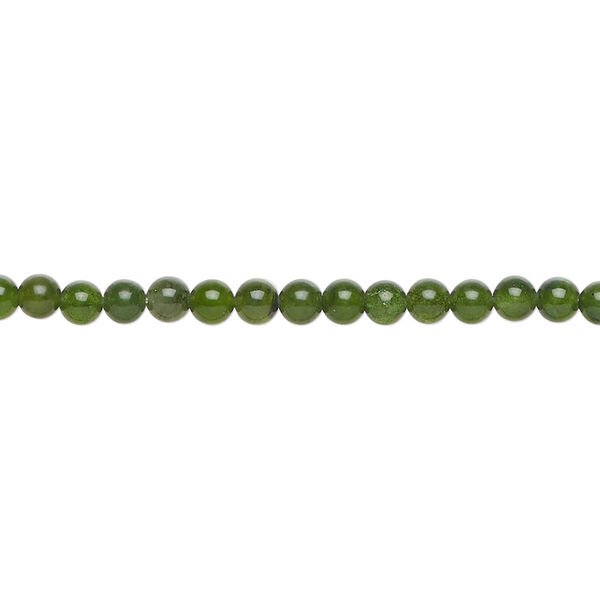 Quartz 1pkg1, round bead 15 inch 3-4mm image number 0