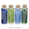 Component, glass and cork, clear, 79x27mm bottle with stopper. Sold per pkg of 4. image number 0