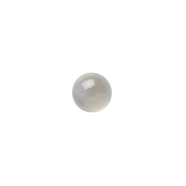 Silver moonstone 1pkg10, hand-cut calibrated round cab natural 8mm image number 0
