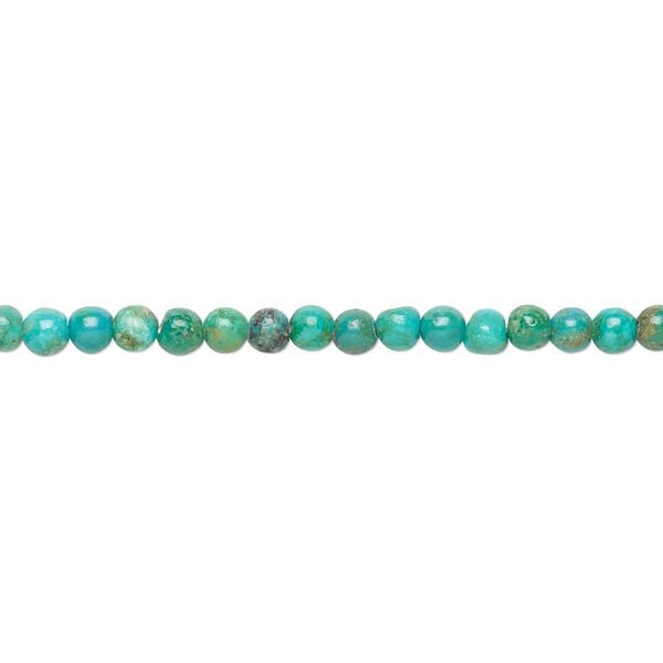 Turquoise 1pkg1, round bead 15.5-16 inch 2.5-3mm image number 0