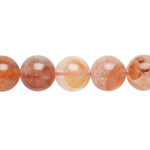 Hematoid quartz 1pkg1, round bead natural 15.5-16 inch 10mm image number 0