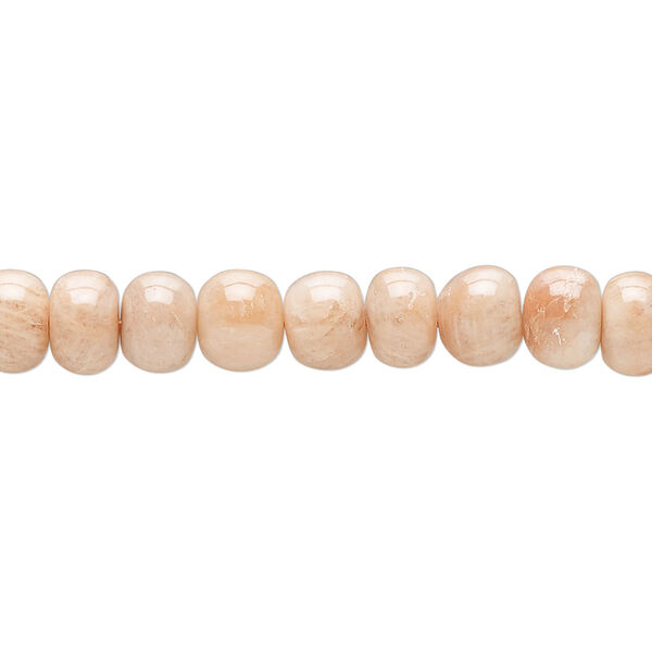 Rose jasper 1pkg1, hand-cut rondelle bead natural B- grade, 14 inch 6x4mm-7x5mm image number 0