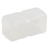 Organizer, Dot Box™, plastic, clear, 2-1/2 x 1-1/4 x 1-1/4 inch rectangle with pop-up lid. Sold per pkg of 2. image number 2