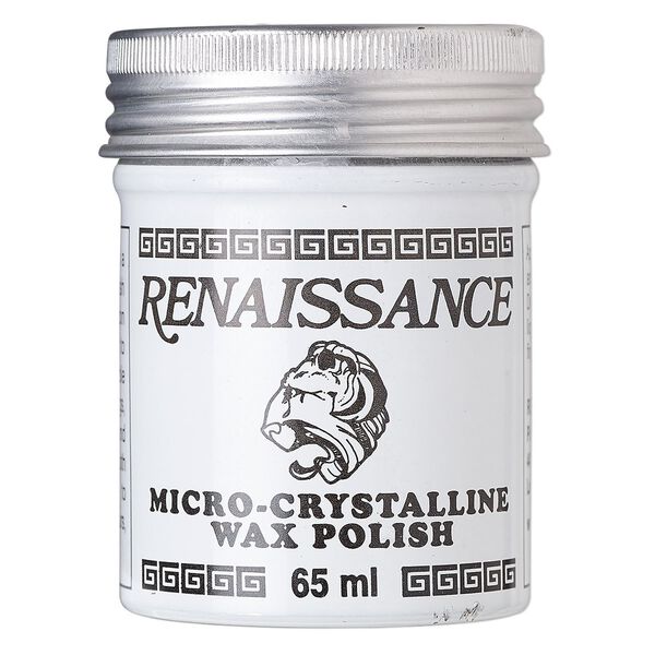 Wax paste polish, Renaissance®, micro-crystalline wax, pkg/65mL tin. image number 0