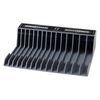 Plier rack, Plyworx PliersRack II, ABS plastic, grey, 12-3/4 x 9 x 3-1/4 inches with 15 slots. Sold individually. image number 2