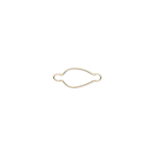 Link, Wrap-Tite®, 14Kt gold, 8x5mm pear setting. Sold individually. image number 0