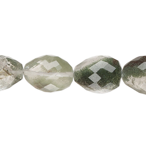 Lodolite 1pkg1, hand-cut faceted nugget bead natural 8 inch small image number 0