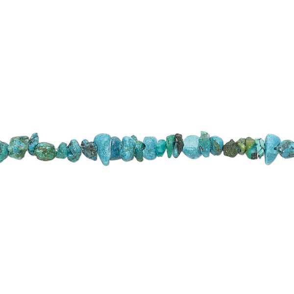 Turquoise 1pkg1, chip bead 15 inch mini image number 0