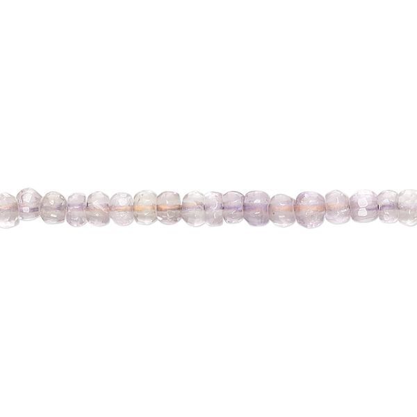 Amethyst / ametrine 1pkg1, hand-cut faceted rondelle bead 10 inch 3x2mm-4x3mm image number 0