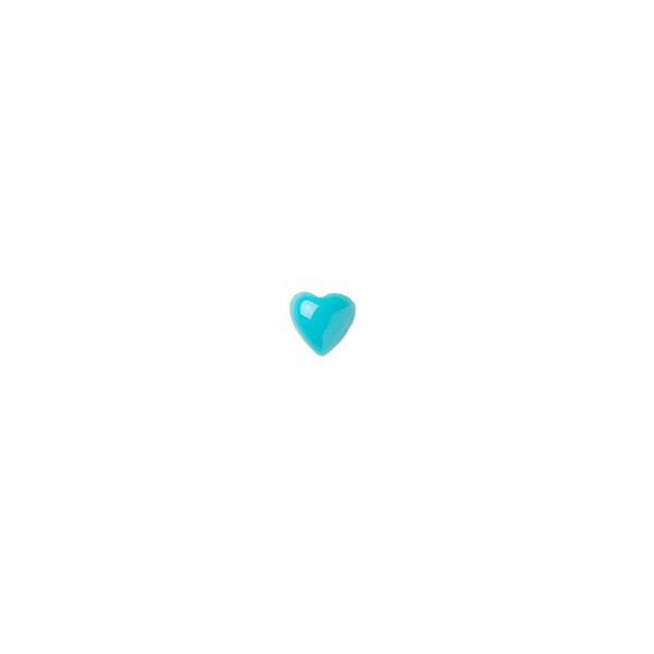 Sleeping beauty turquoise 1pkg2, calibrated heart cab 4mm image number 0