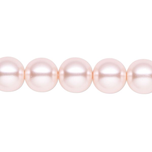Pearl 2pk rosaline, Celestial Crystal® 10mm round 15.5-16 inch image number 0