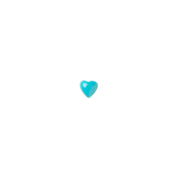 Sleeping beauty turquoise 1pkg2, calibrated heart cab 4mm image number 0