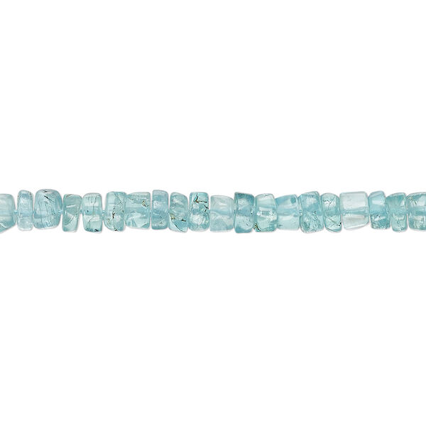 Apatite 1pkg1, hand-cut heishi bead natural 13 inch 4x1mm-5x3mm image number 0