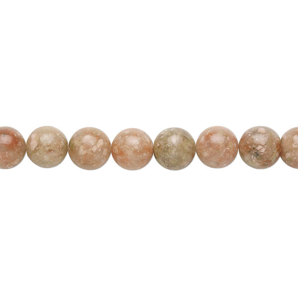 Autumn jasper 1pkg1, round bead natural 15.5-16 inch 6mm image number 0