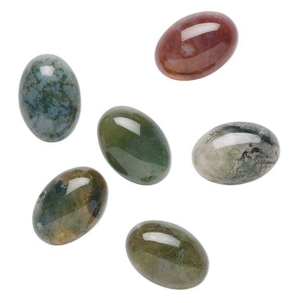 Fancy jasper 1pkg6, calibrated oval cab natural 14x10mm image number 0