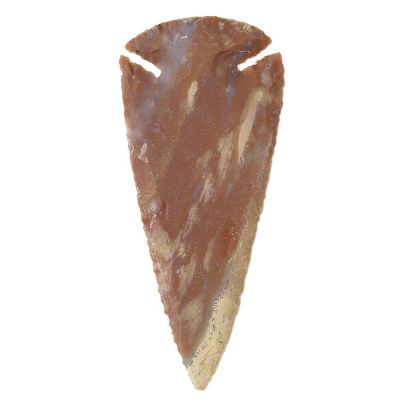 Jasper 1pkg1, hand-knapped arrowhead gift natural 3.5 inch image number 0