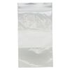 Bag, Tite-Lip™, plastic, clear and white, 3x5-inch top zip with block. Sold per pkg of 1,000. image number 1