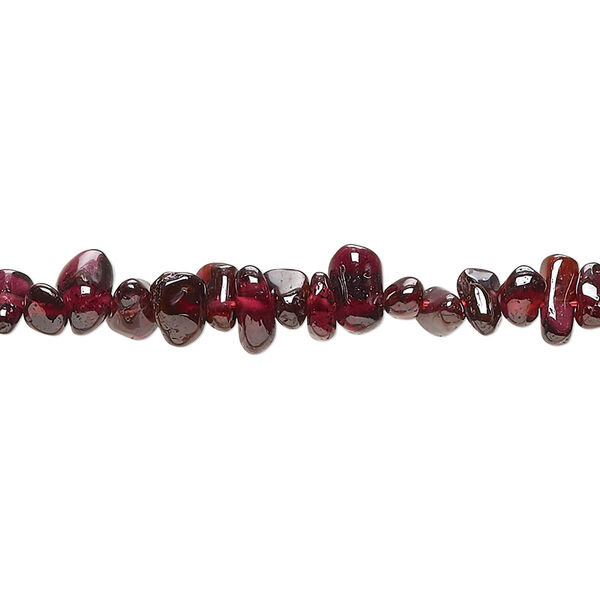 Rhodolite garnet 1pkg1, hand-cut top-drilled chip bead natural 14 inch small image number 0