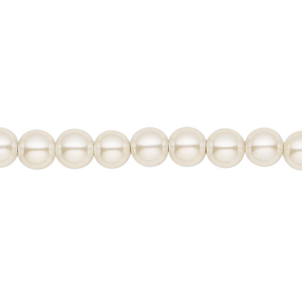 Hemalyke™ 1pkg1, pearlescent round bead 15.5-16 inch 6mm image number 0
