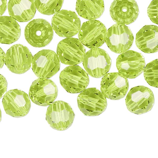 Bead 144pk citrus green, Crystal Passions® 8mm round 5000 image number 0