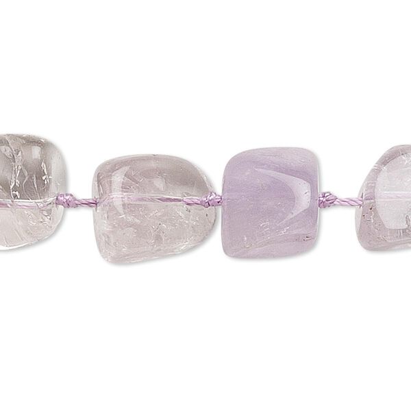 Amethyst 1pkg1, nugget bead natural 15.5-16 inch graduated small to medium image number 0
