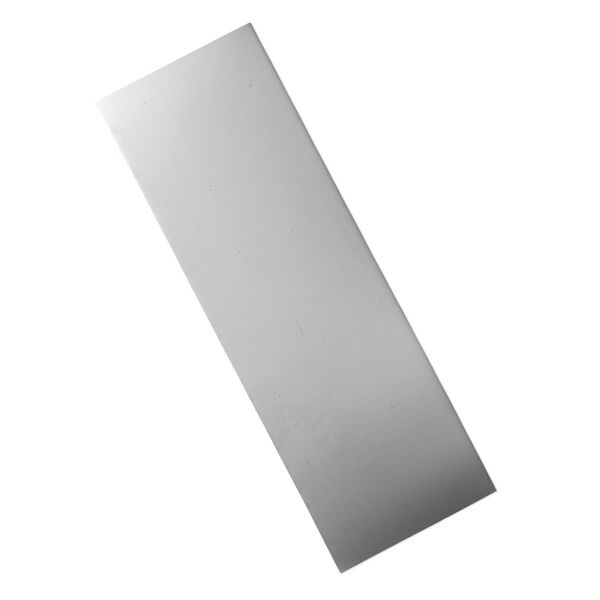 Sheet, sterling silver, half-hard with mirror finish, 24 gauge, 6x2 inches. Sold individually. image number 0
