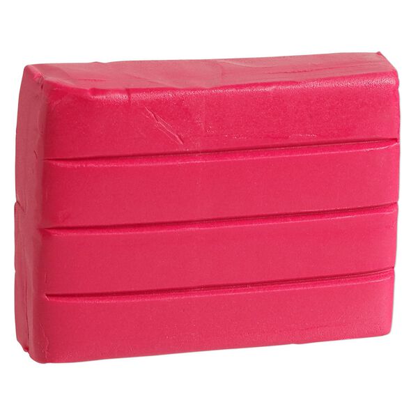 Polymer clay, Sculpey® Soufflé™, raspberry. Sold per 1.7-ounce bar. image number 0