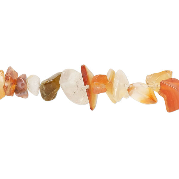 Red agate 1pkg1, chip bead 15 inch small image number 0