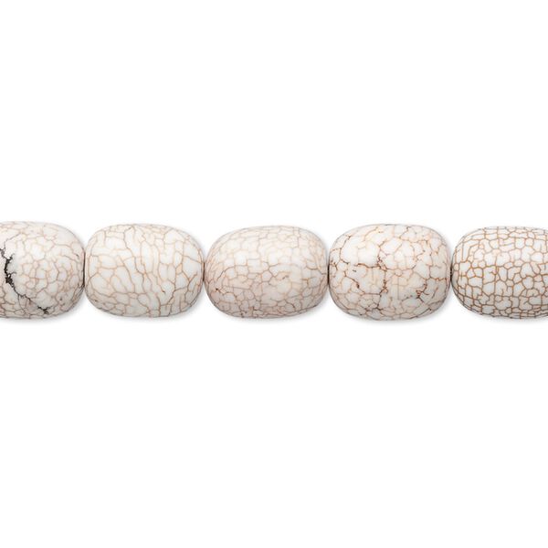Magnesite 1pkg1, barrel bead 15 inch 18x14mm-20x15mm image number 0