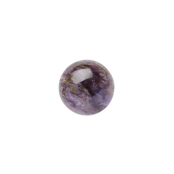 Charoite 1pkg1, calibrated round cab 12mm image number 0