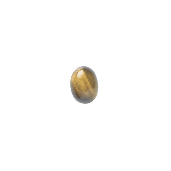 Tigereye 1pkg10, calibrated oval cab natural B grade, 8x6mm image number 0