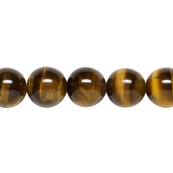 Tigereye 1pkg1, round bead natural B grade, 15.5-16 inch 10mm image number 0